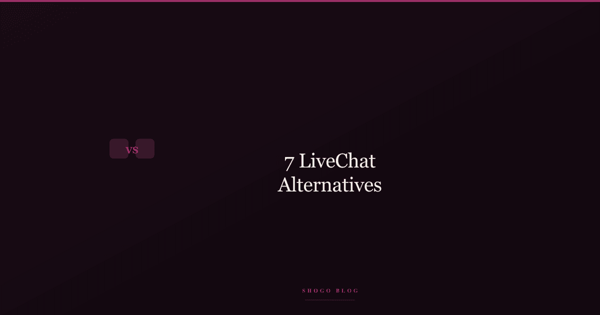 7 LiveChat Alternatives for Effective Customer Support in 2024 thumbnail